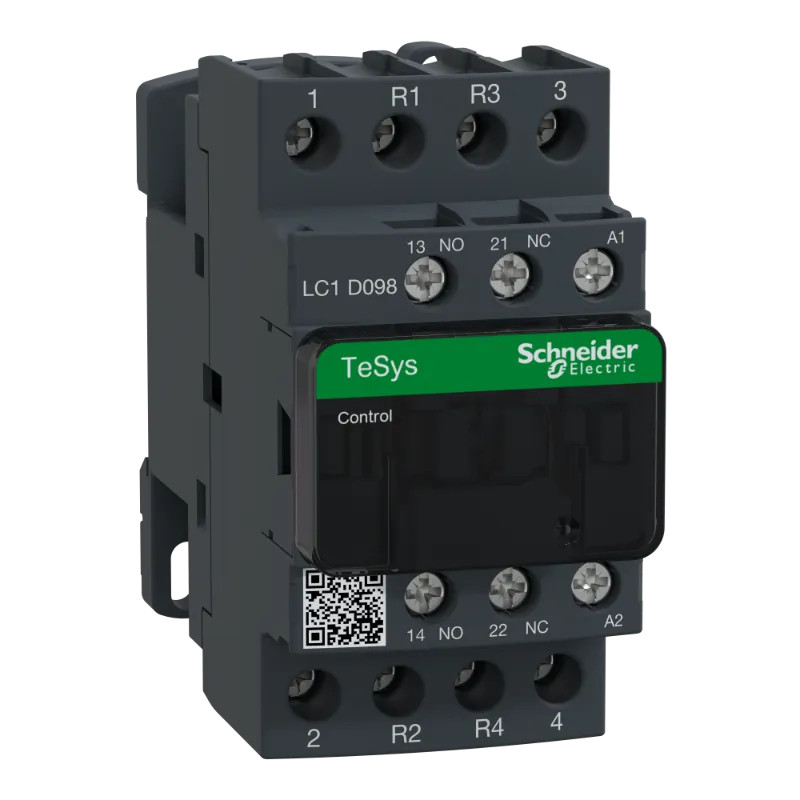 TeSys LC1D - contacteur - 4P 2F+2O - AC1 440V - 25A - bobine 200Vca - bornes vis