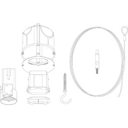 Multifix Air DCL - boîte centre couv. NA, connect, piton, fiche, douille