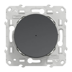 Wiser Odace - bouton poussoir - 10A - zigbee - anthracite