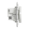 Wiser Odace - variateur poussoir - 2 fils - zigbee - blanc