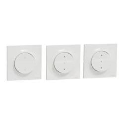 Wiser Odace - Kit commande sans fils et 2 volets roulants zigbee 3.0 encastré