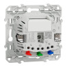 Wiser Odace - Prise 2P+T connectée - 16A  - zigbee - Aluminium