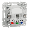 Wiser Odace - Prise 2P+T connectée - 16A  - zigbee - Anthracite