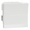 Wiser Unica - bouton poussoir - 10A - zigbee - blanc - méca seul