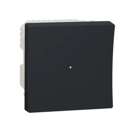 Wiser Unica - bouton poussoir - 10A - zigbee - anthracite - méca seul