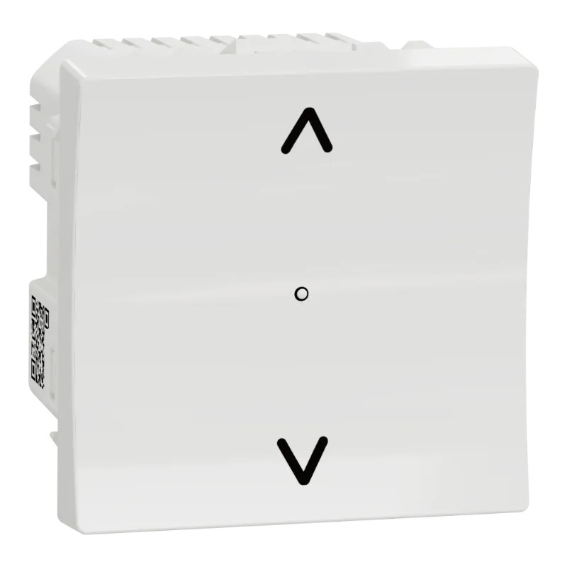 Wiser Unica - interrupteur volet-roulant - 4A - zigbee - blanc - méca seul