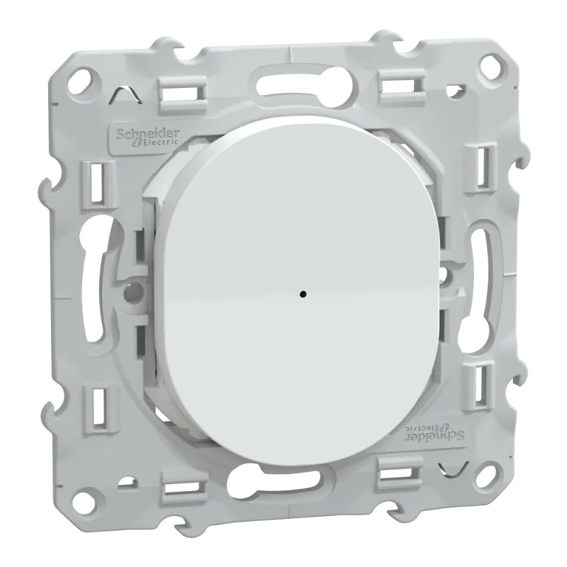 Wiser Ovalis - bouton poussoir - 10A - zigbee - Blanc