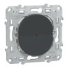 Wiser Ovalis - bouton poussoir - 10A - zigbee - Anthracite