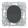 Wiser Ovalis - bouton poussoir - 10A - zigbee - Anthracite