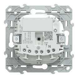 Wiser Ovalis - Prise 2P+T connectée - 16A  - zigbee - Anthracite