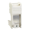 Infraplus-MP - Support multiplus pour RJ45 S-ONE adaptable blanc avec volet