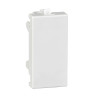 Actassi - obturateur encliquetable 22,5x45mm blanc polaire - volet blanc