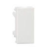 Actassi - obturateur encliquetable 22,5x45mm blanc polaire - volet blanc