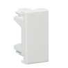 Actassi - obturateur encliquetable 22,5x45mm blanc polaire - volet blanc