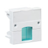 Actassi - support adaptable 45x45mm blanc polaire - volet vert