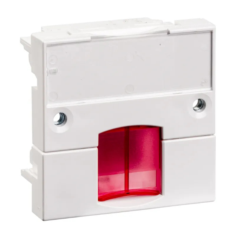 Actassi - support adaptable 45x45mm blanc polaire - volet rouge