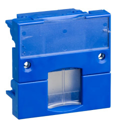 Infraplus - MP - support adaptable 45x45mm bleu - volet transparent