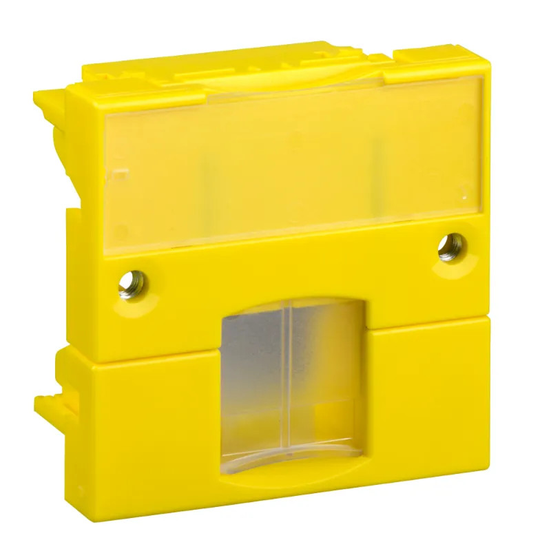 Infraplus-MP - Support adaptable jaune 45x45 volet transparent