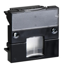 Infraplus-MP - Support  adaptable noir 45x45 volet transparent