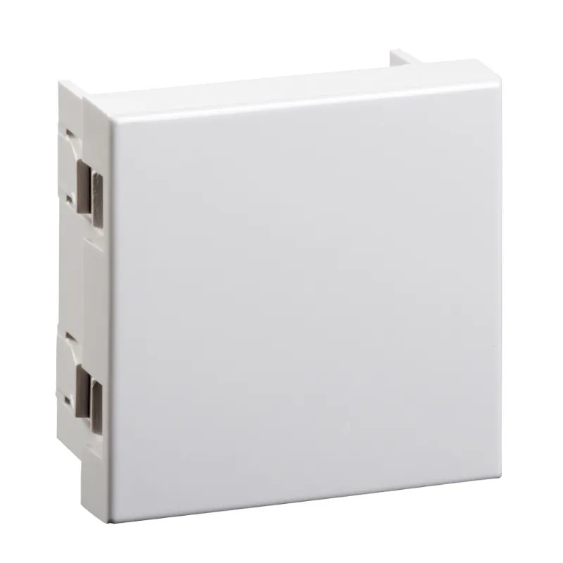 Actassi - obturateur encliquetable 45x45mm blanc polaire - volet blanc