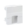 Actassi - support non-adaptable 45x45mm blanc polaire - volet incolore