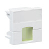 Actassi - support non-adaptable 45x45mm blanc polaire - volet jaune