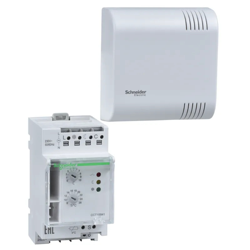 Acti9 TH4 - thermostat modulaire - 1 zone - 8°C..26°C