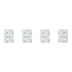 SpaceLogic KNX - D-Life - Dynamique - 4 touches petites - Blanc lotus