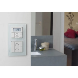 KNX M-Plan - commande multifonction - 4 BP - blanc polaire brillant