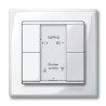 KNX M-Plan - commande multifonction - 8 BP - blanc polaire brillant