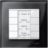 KNX M-Plan - commande multifonction - 8 BP - blanc polaire brillant