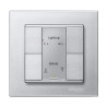 KNX M-Plan - commande multifonction - 4 BP - aluminium