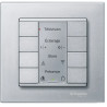 KNX M-Plan - commande multifonction - 8 BP - aluminium