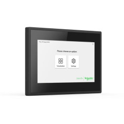 SpaceLogic KNX Ecran tactile IP 7p - Noir - 24v - Wifi - horizontal et vertical