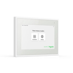 SpaceLogic KNX Ecran tactile IP 7p - Blanc - 24v - Wifi - horizontal et vertical