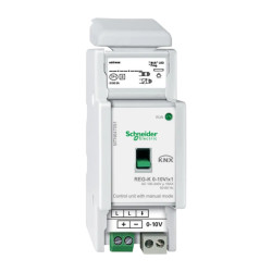 KNX - actionneur pour interfaces 1-10 V - 1 sortie - 16A cos0,6 - 5 pas de 9mm