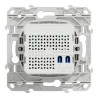 Odace - prise RJ45 CPL - blanc - compatible standard HPAV - 200Mbp/s