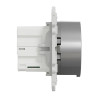 Odace - prise RJ45 CPL - alu- compatible standard HPAV - 200Mbp/s