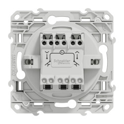 Odace - poussoir - 2 touches + fonction stop pour volets-roulants - blanc