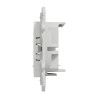 Odace - prise RJ45 - blanc - sans connecteur (empreinte Infraplus)