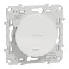 Odace - prise RJ45 cat.6 UTP - grade 1 à 2 (tél. + informatique) - à vis - blanc