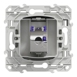 Odace - prise RJ45 cat. 6a STP - grade 3 TV (+multimédia) - blanc