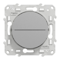 Odace - poussoir - aluminium - 2 boutons montée/descente pour volets-roulants