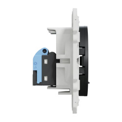 Odace - prise double RJ45 cat.6 UTP - grade 1 à 2 (tél. + inf.) - à vis - anth