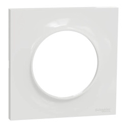 Odace Styl - plaque 1 poste blanc