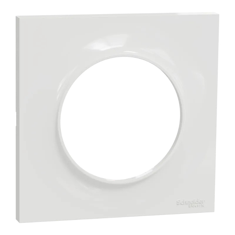 Odace Styl - plaque 1 poste blanc