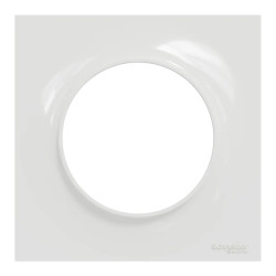 Odace Styl - plaque 1 poste blanc