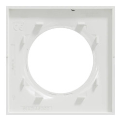 Odace Styl - plaque 1 poste blanc