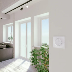 Odace Styl - plaque 1 poste blanc