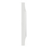 Odace Styl -  plaque 4 postes horizontaux ou verticaux entraxe 71mm blanc